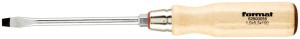Wkrętak z z drewnianą rękojeścią 12x2x200mm FORMAT