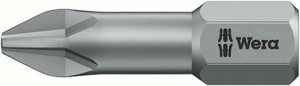 Bit Torsion 1/4 DIN3126C6,3 PH1x25mm Wera