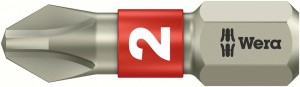 Bit nierdzewny 1/4 DIN3126C6,3 PH2x25mm Wera