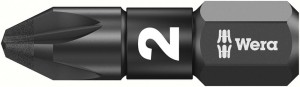 Bit Impaktor 1/4 DIN3126C6,3 PZ2x25mm Wera