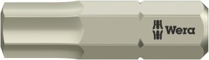 Bit nierdzewny 1/4 DIN3126C6,3 do śrub z łbem z gniazdem sześciokątnym 6x25mm Wera