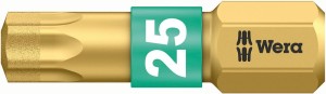 Bit Diamant 1/4 DIN3126C6,3, do śrub z gniazdem Torx 25x25mm Wera