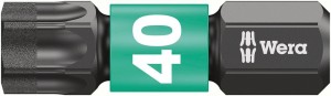 Bit Impaktor 1/4 DIN3126C6,3, do śrub z gniazdem Torx 40x25mm Wera