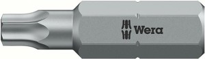 Bit z otworem 1/4 DIN3126C6,3, do śrub z gniazdem Torx 40x25mm Wera