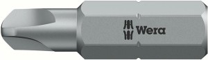 Bit ciągliwo-twardy 1/4 DIN3126C6,3 TRI-Wing 3x25mm Wera