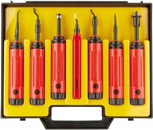 Zestaw narzędzi do usuwania zadziorów Meister FAT MS, 7-częściowy FORMAT