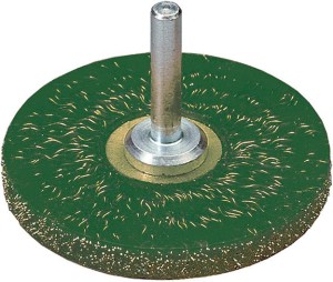 Szczotka tarczowa bezpieczna, drut falisty 63x6x mm FORMAT