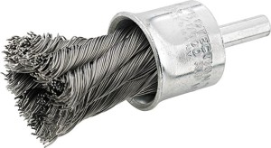 Szczotka pędzlowa, drut stalowy pleciony 6mm 23x29x0,35mm FORMAT