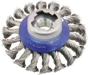 Szczotka garnkowa X-LOCK,drut stalowy pleciony 100x mm Osborn