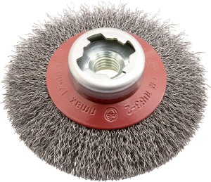 Szczotka garnkowa X-LOCK,drut stalowy falisty 100x0,3mm Osborn