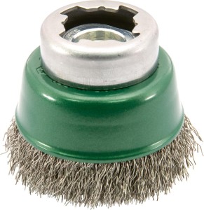 Szczotka garnkowa X-LOCK drut nierdzewny, falisty 60xmm Osborn