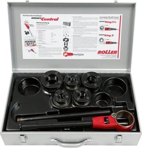 Zestaw gwintownic Central, w walizce R3/8-1.1/4 Roller