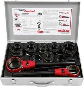 Zestaw gwintownic Central, w walizce R1/2-2. Roller