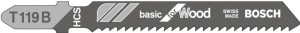 Brzeszczot do wyrzynarki T 119 B, 5 szt. w opakowaniu Bosch