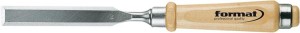 Dłuto płaskie, z rękojeścią drewnianą 10mm FORMAT