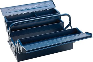 Skrzynka narzędziowa, z blachy stalowej 530x200x200mm 5-częściowa FORMAT