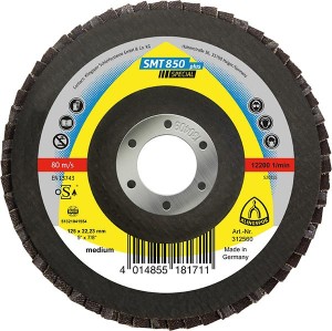 Ściernica listkowa talerzowa SMT850+ 125mm K60 Klingspor