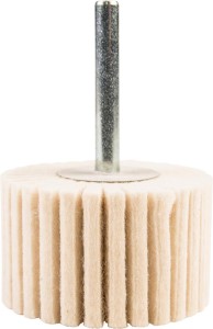 Trzpień polerski z listkami filcowymi, 20x10x6mm D2 H25 FORMAT