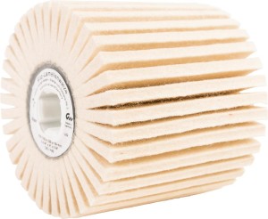 Wałek polerski z listkami filcowymi 100x100x19mm D5 H25 FORMAT