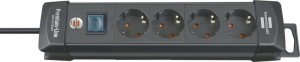 Listwa zasilająca Premium, 4 gniazd H05VV-F3G1,5 1,8m Brennenstuhl