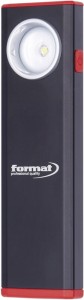 Lampa ręczna LED, akumulatorowa, aluminiowa 380lm FORMAT