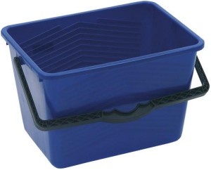 Wiadro do farby ze skalą pomiarową, prostokątne, 14l, niebieskie Nölle PROFI BRUSH
