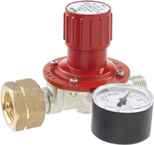 Regulator propanu 5/11/33kg, z manometrem, ciśnienie gazu 0,5-4bar GCE