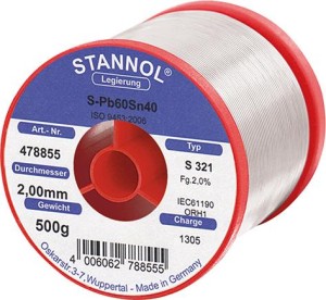 Drut lutowniczy 478855 500g Ø2mm Stannol