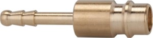 Tulejka wtykowa z mosiądzu do złącza o średnicy nom. 7,2mm, Ø wewn. węża 6mm RIEGLER