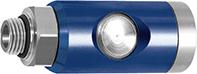 Szybkozłącze bezpieczne z przyciskiem, obrotowe, 7,4mm, gwint zewnętrzny G 3/8'' RIEGLER