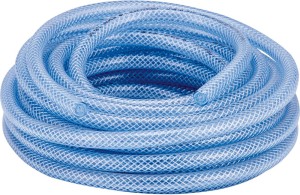 Wąż z PVC, wzmocniony tkaniną TCF z oplotem 12,5x3mm 50m, przezroczysty Tricoflex