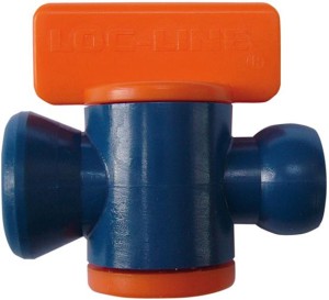 Zawór odcinający chłodziwo, zestaw 2-częściowy do węża doprow.chłodziwo 1/4, LOC-LINE