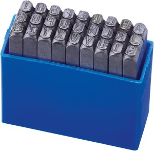 Zestaw znaczników literowych, wysokość czcionki 2mm FORMAT