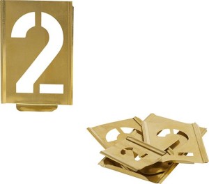 Szablon do znakowania 0–9 wysokość czcionki 20mm TURNUS