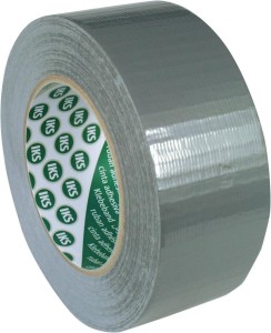 Taśma klejąca tkaninowa G76 50mmx50m, kolor srebrny