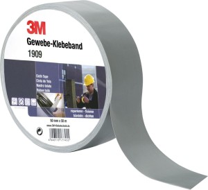 Taśma klejąca tkaninowa 1909 48mmx50m, kolor srebrny 3M