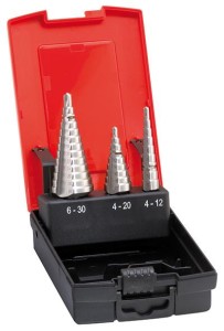 Zestaw wierteł stopniowych HSS 4-12/4-20/6-30mm FORMAT