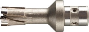 Wiertło rdzeniowe QuickIn,ostrza z węglika spiekanego, chwyt Weldon 57/35mm, dokładne