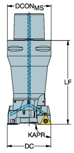 CoroBore® BR20, narzędzie do zgrubnego wytaczania dwuostrzowego BR20-36TC09F-C3 ID:7591835 Sandvik