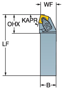 T-Max®, narzędzie tokarskie z chwytem tradycyjnym CSRNR2525M09-ID ID:5726059 Sandvik