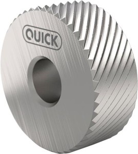 Rolka do radełkowania PM BL 45°, 15x6x6A11 G7 P0,8, z fazą QUICK