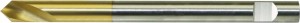 Nawiertak NC długi DIN1835 HSSCo5 TiN,kształt B 90°, chwyt cylindryczny 10,0mm FORMAT