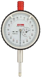 Czujnik zegarowy, precyzyjny 58mm/ 0,001/1mm KÄFER