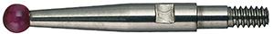 Końcówka pomiarowa z kulką rubinową D2x12mm KÄFER