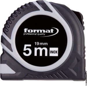 Taśma miernicza kieszonkowa 5mx19mm INOX FORMAT