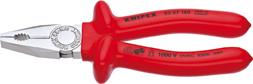 Szczypce uniwersalne VDE, izolowane zanurzeniowo 180mm KNIPEX