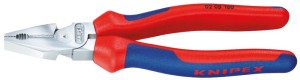 Szczypce uniwersalne o zwiększ. przełożeniu chromowane, z rękojeściami wielokomponentowymi 225mm KNIPEX