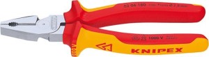 Szczypce uniwersalne o zwiększ. przełożeniu 0206 VDE 225mm KNIPEX