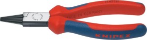 Szczypce okrągłe, polerowane, z rękojeściami wielokomponentowymi 160mm KNIPEX