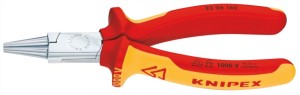 Szczypce okrągłe VDE z rękojeściami wielokomponentowymi 160mm KNIPEX